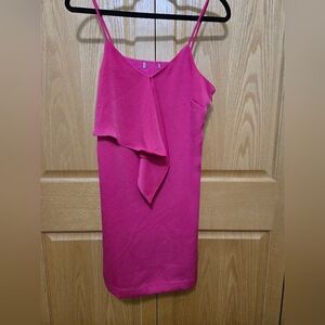 Chic Fuchsia Women's Dress